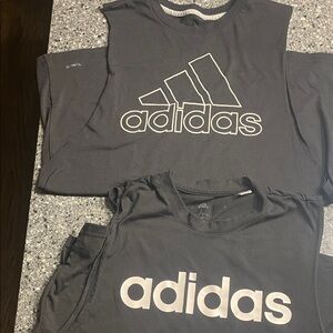 Adidas Climalite Black Tanks